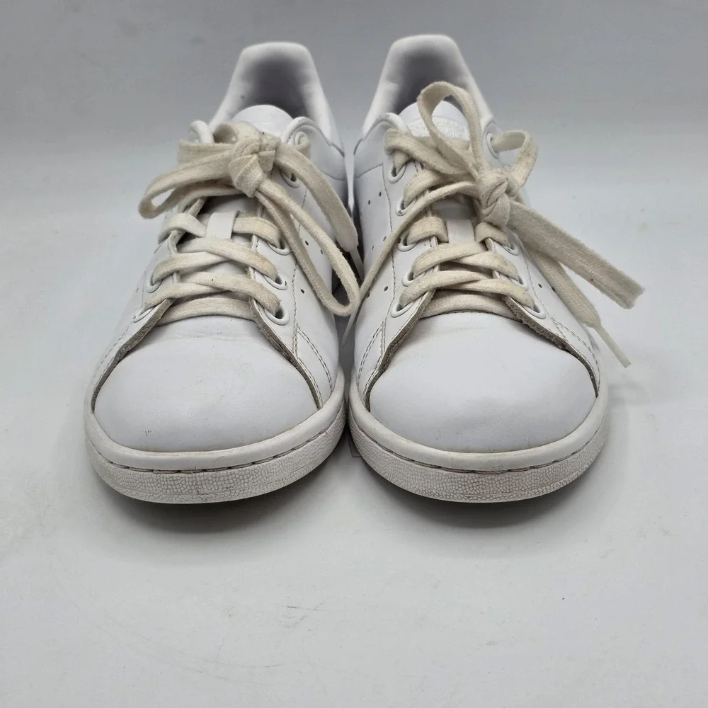 Adidas‎ Stan Smith Shoes Womens Size 6 White Leather Tennis Sneakers Q47225